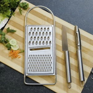 Ralador, faca e descasc. - inox - jg cozinha - 3pc