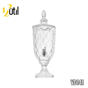 Suqueira de Vidro Diamond 3 Litros 48cm