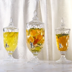 Suqueira de Vidro Diamond 3 Litros 48cm