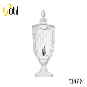 Suqueira de Vidro Diamond 5 Litros 52cm